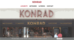 Desktop Screenshot of konrad-metzgerei.de